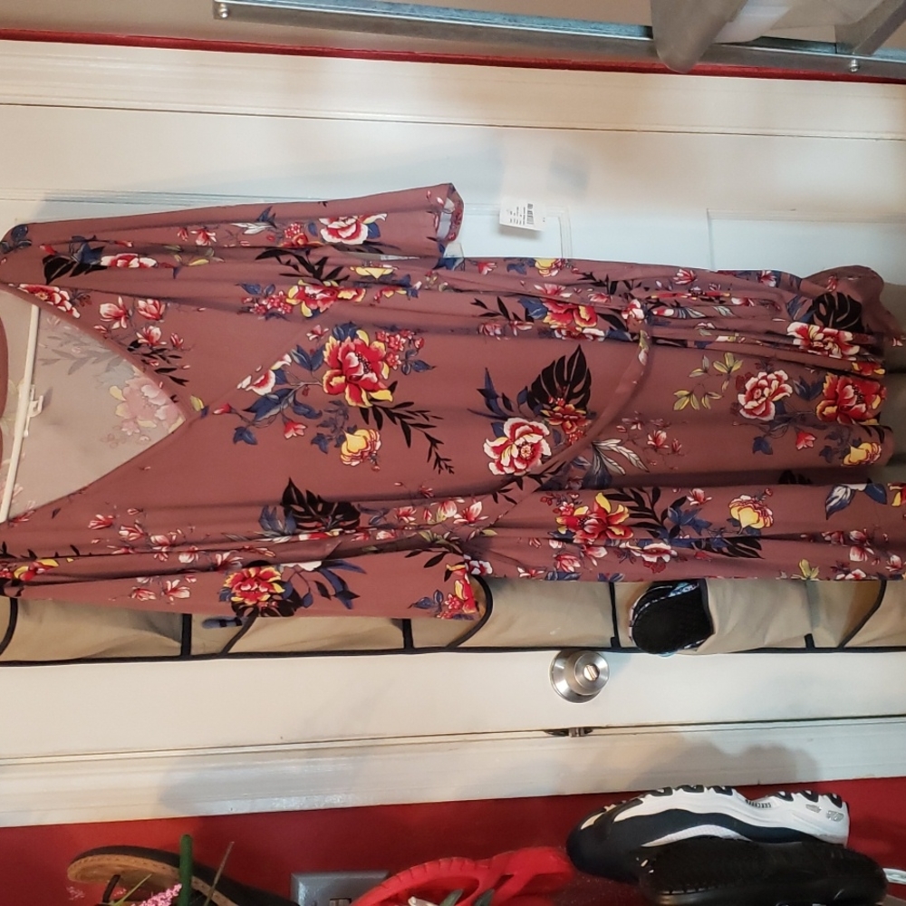 3x Plus Size Long Sleeve French Laundry dress